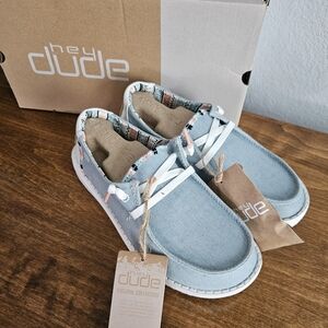 Hey Dude Wendy.  Womens Size 5